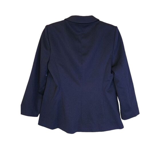 The Limited NWT structured waffle texture navy blazer - Picture 2 of 11